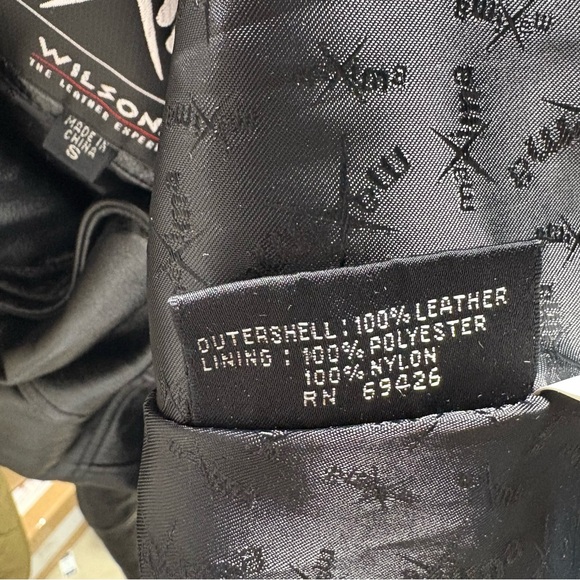 Maxima Wilsons Women's Sleek Black Leather Jacket Button Closure Pockets Size S - Picture 3 of 13